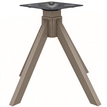 OSLO | Estructura de mesa bistró | Altura: 72 cm | Pie: 68 x 68 cm | Negro