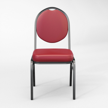 PAOLA | Banquet Stoel | Rood | Leer