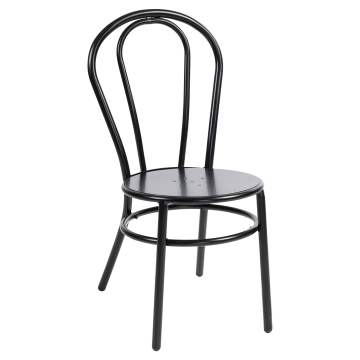 RUBEN | Bugholz Designstoel | Staal | Zwart