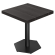 SA | Bistro-pöytä | B:70 x 70 | K:76 cm | Musta | Jalka: Musta