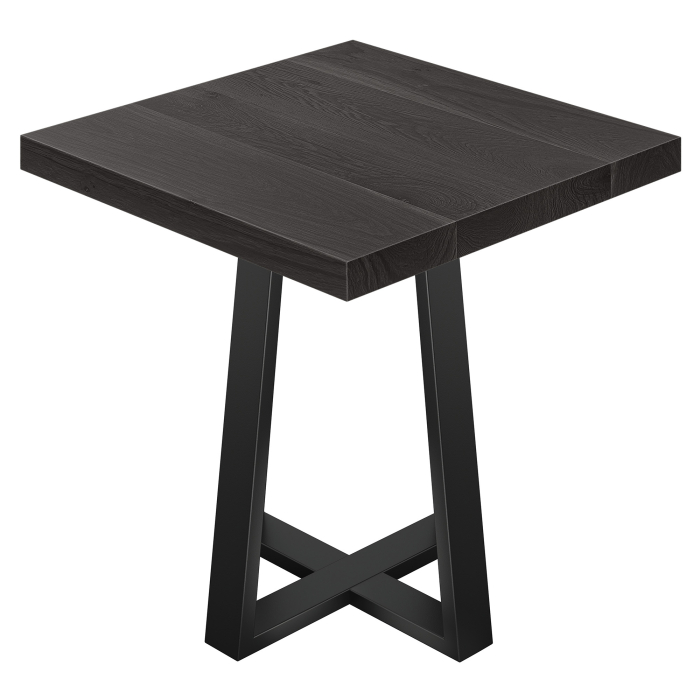 SCO | Bistro Bord | B: 70 x 70 | H 76 cm | Svart | Fot: Svart