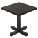 SC | Table de bistro | L:P 70 x 70 | H 76 cm | Noir | Structure : Noir