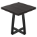 SCO | Bistro Bord | B: 70 x 70 | H 76 cm | Svart | Fot: Svart