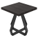 SD | Bistro Bord | B: 70 x 70 | H 76 cm | Sort | Ramme: Sort