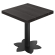 SLT | Bistro-pöytä | K: 70 x 70 | K 76 cm | Musta | Runko: Musta