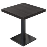 SM | Bistro Table | W: 70 x 70 | H: 76 cm | Black | Frame: Black