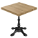 SP | Tavolo Bistro | L: 70 x 70 | H: 76 cm | Rovere | Struttura: Nera