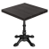 SP | Tavolo da bistrot | L: 70 x 70 | H 76 cm | Nero | Struttura: Nero