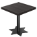 SST | Bistrotafel | B: 70 x 70 | H 76 cm | Zwart | Frame: Zwart