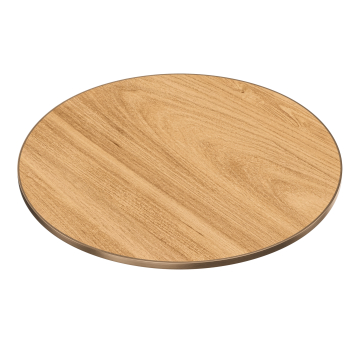 STONE | Gastro Sinterstein Tischplatten | Ø 60 x 1,5 cm | Eiche | Rund