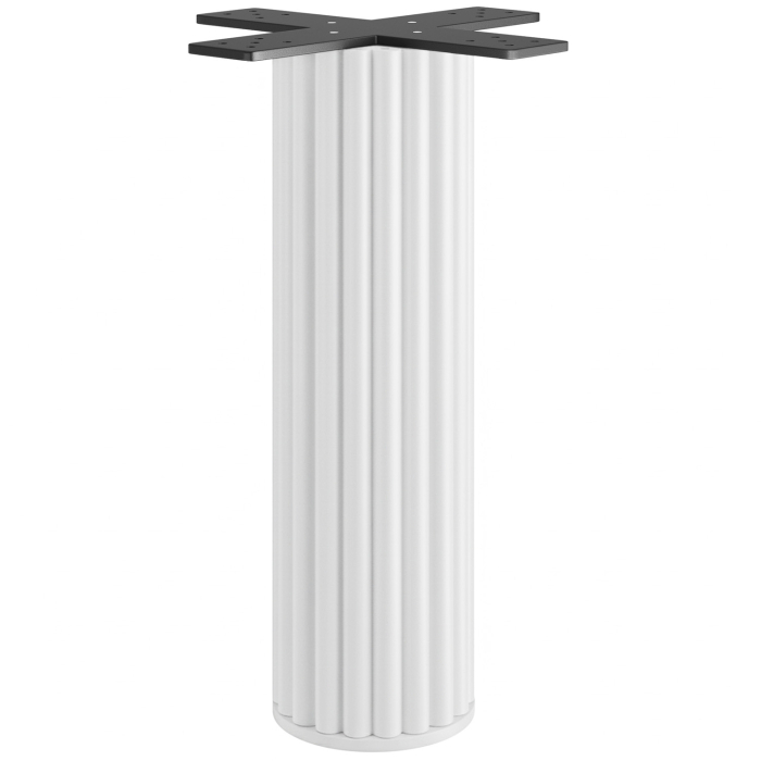 TORINO | Bistro Tischgestell | Höhe: 72 cm | Bodenplatte: Ø 20 cm | Säule: Ø 20 cm | Weiß