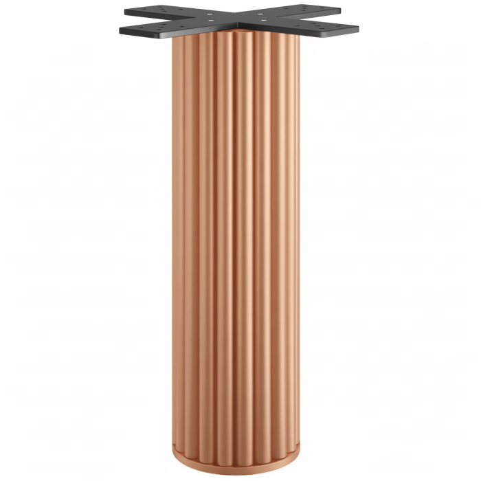 TORINO | Bistro table base | Height: 72 cm | Base plate: Ø 20 cm | Column: Ø 20 cm | Copper