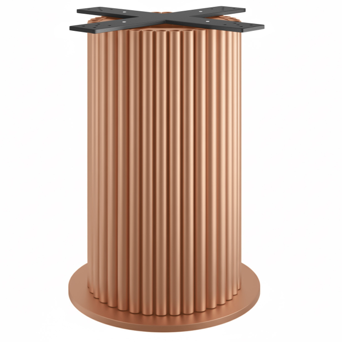 TORINO | Estructura de mesa bistró | Altura: 72 cm | Placa base: Ø 50 cm | Columna: Ø 40 cm | Negro