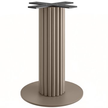 TORINO | Base de mesa bistró | Altura: 72 cm | Base: Ø 50 cm | Columna: Ø 20 cm | Negro