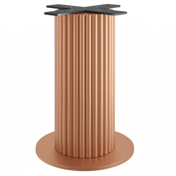 TORINO | Pièce de bistro | Hauteur : 72 cm | Base : Ø 50 cm | Colonne : Ø 30 cm | Cuivre