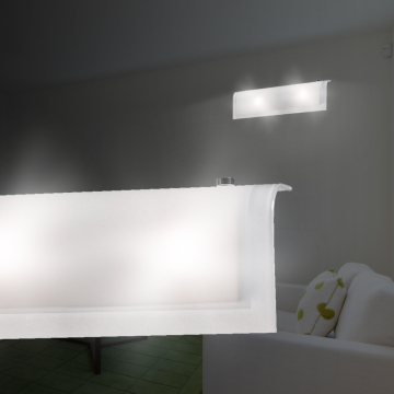 Wandlamp Wit | Glas