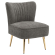 VICTORIA | Bistro Lounge Sessel | Stoff/Textil | Grau
