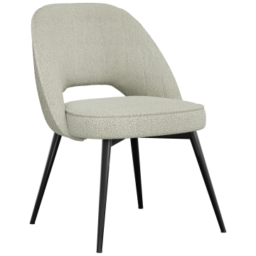 Sophie | Hôtel Chaise | Beige | Tissu Teddy