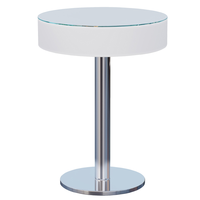 COCO | Tavolo alto per cocktail a LED | Ø:H 60 x 110cm | RGB | Akku | Rund