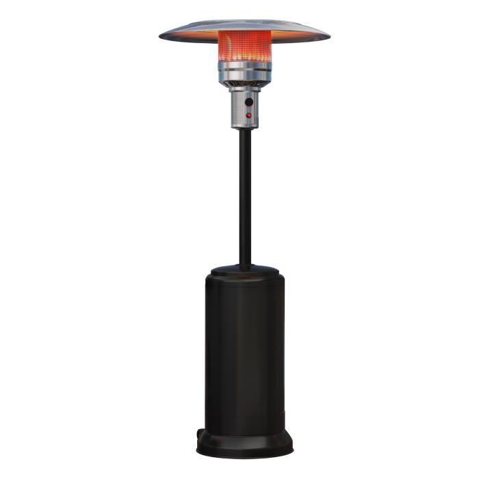 ABBEY | Estufa exterior a gas | 2,2m | Negro | 12kW