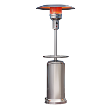 ABBEY | Stufe a Fungo riscaldante | 2,2m | Acciaio inox | 12kW | + tavolo