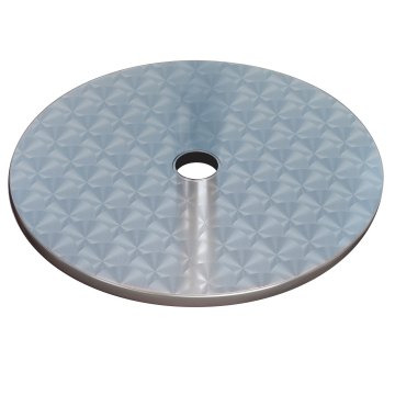 Tavolo di stoccaggio ABBEY Ø40cm | Per stufa a gas | Acciaio inox