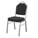 ALEXA | Banquet Chair | Black | Fabric | Stackable
