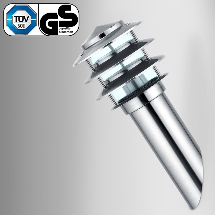 ALTHEA fakkel vegglampe | Utenfor | rustfritt stål