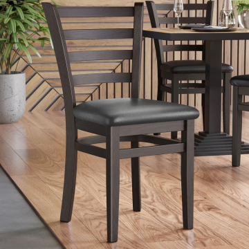 ALESSANDRO bistrostol | skinn | Svart