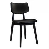 Amaia | Bistro Træ Stol | Sidde Kunstid | Sort