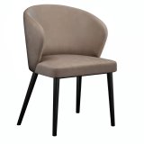 Amanda | Chaise de bistro | Cuir | Taupe