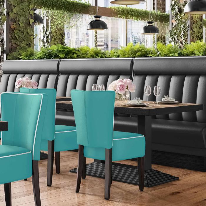 AMERICAN | Dinerstuhl | Türkis | Leder AMERICAN | Dinerstuhl | Türkis | Leder