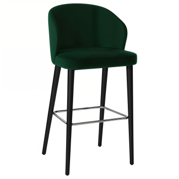 Amanda | Gastro Barstol | Samt | Grønn