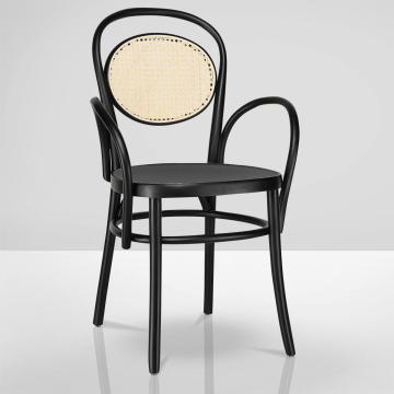 AMORA ARM | Korgstol | Svart 
