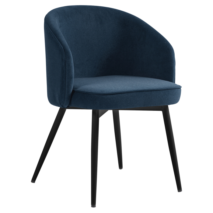 Antonella | Hôtel Chaise | Bleu | Velours