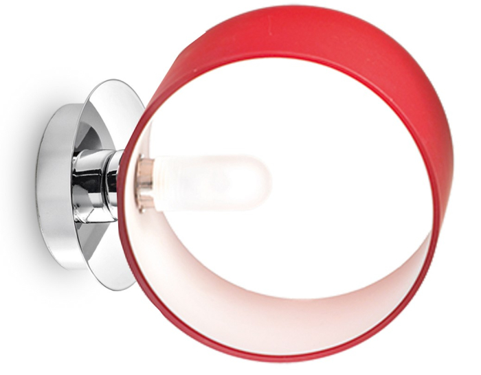 Ring Wall Light Ø150mm | Modern | Retro | Red | Glass | Lamp Mouth Blown Wall Lamp Wall Light