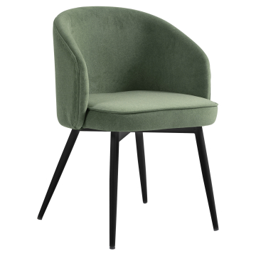 Antonella | Hotel Stol | Grøn | Samt