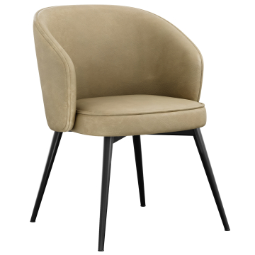 Antonella | Hôtel Chaise | Beige | Cuir
