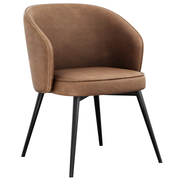 Antonella | Hôtel Chaise | Marron | Cuir