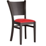 ARMANDO STACK | Bistrostoel | Rood | Leer