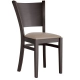 ARMANDO STACK | Bistrostuhl | Taupe | Leder
