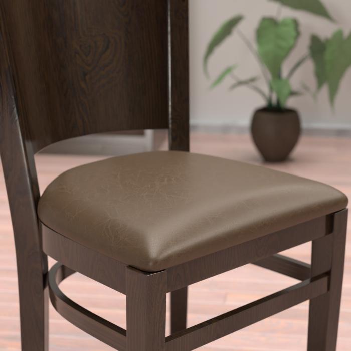 ARMANDO | Bistrostuhl | Dunkelbraun | Leder ARMANDO | Bistrostuhl | Dunkelbraun | Leder