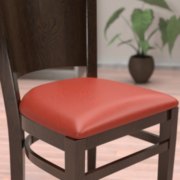 ARMANDO | Bistrostuhl | Rot | Leder