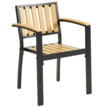 ATHENA | Bistrostol | Sort | Teakdesign | Stabelbar