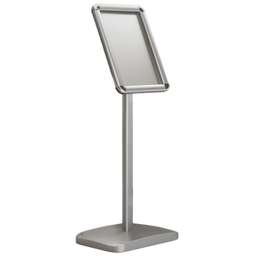 Atlanta | Infostander | Silber | A4 | Premium