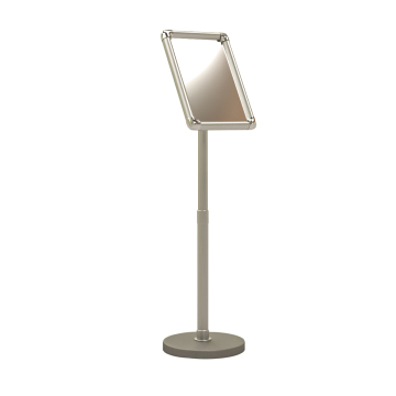 Atlanta | Stand informativo | Argento | A4 | Classico | Regolabile in altezza