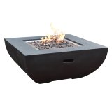 AURORA | Gas vuurplaats voor tafel | B: Hoogte: 87 x Breedte: 87 x Diepte: 36 cm