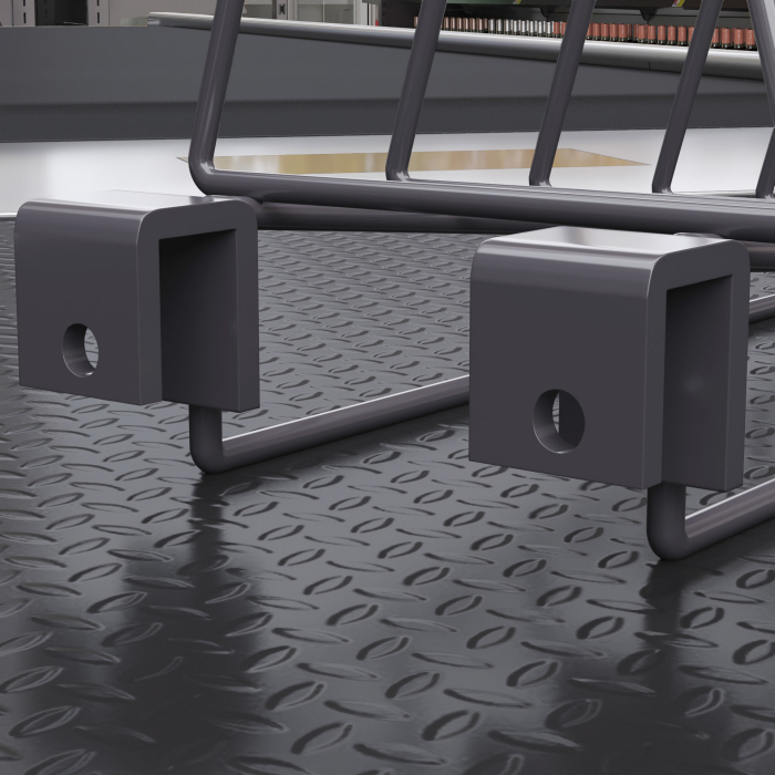 BROOKLYN | Varekrok | plateholder | 4x rom hver 9cm | B: D 16 x 40 cm | antrasitt