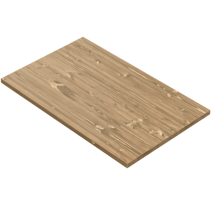 AURELIA | Solid Wood Table Top for Commercial Use | W:D 130 x 80 cm | Oak | Rectangular