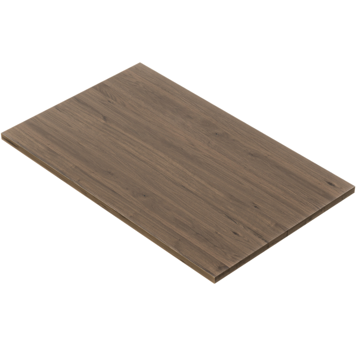 AURELIA | Gastro Massiv Bordplate | B:T 130 x 80 cm | Valnøtt | Rektangulær